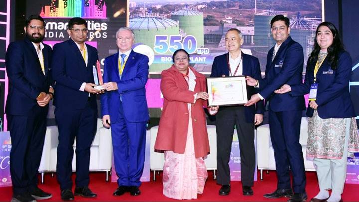 इंदौर स्मार्ट सिटी को मिला सर्वश्रेष्ठ स्मार्ट सिटी पुरस्कार 